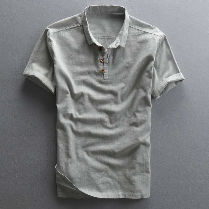 Rafael Cotton &amp; Linen Polo Shirt