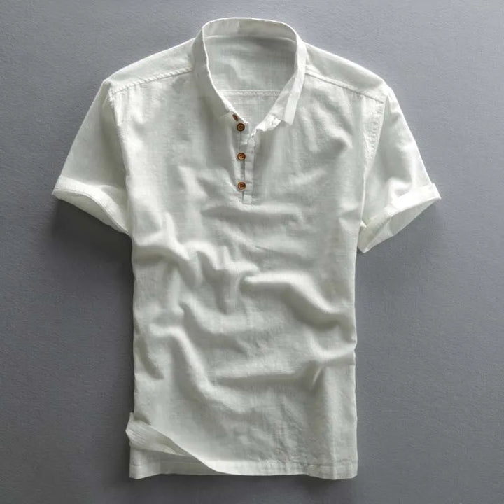 Rafael Cotton &amp; Linen Polo Shirt