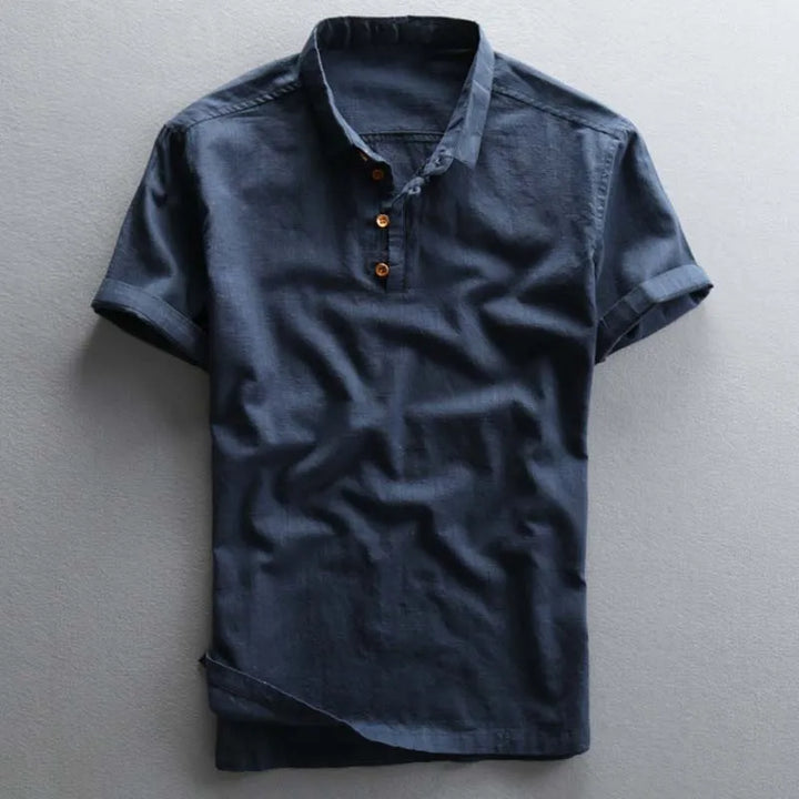Rafael Cotton &amp; Linen Polo Shirt