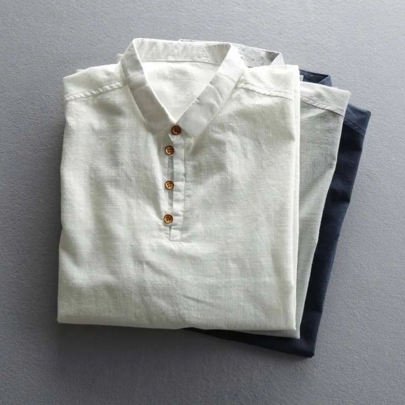 Rafael Cotton &amp; Linen Polo Shirt