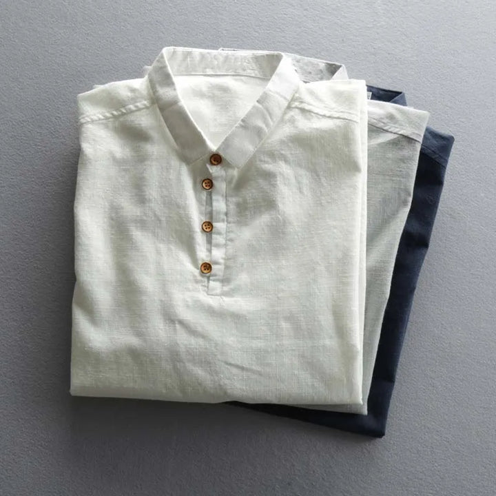 Rafael Cotton &amp; Linen Polo Shirt