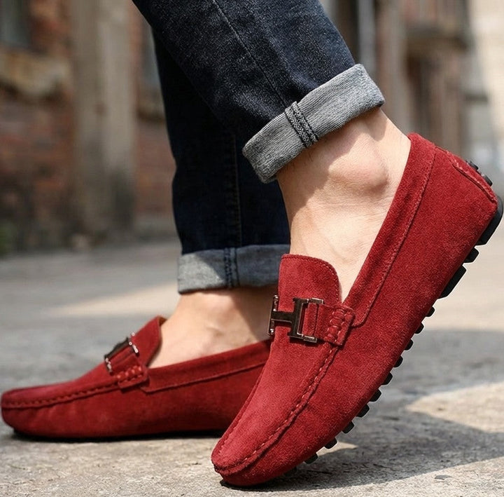 Giovanni Suede Loafers
