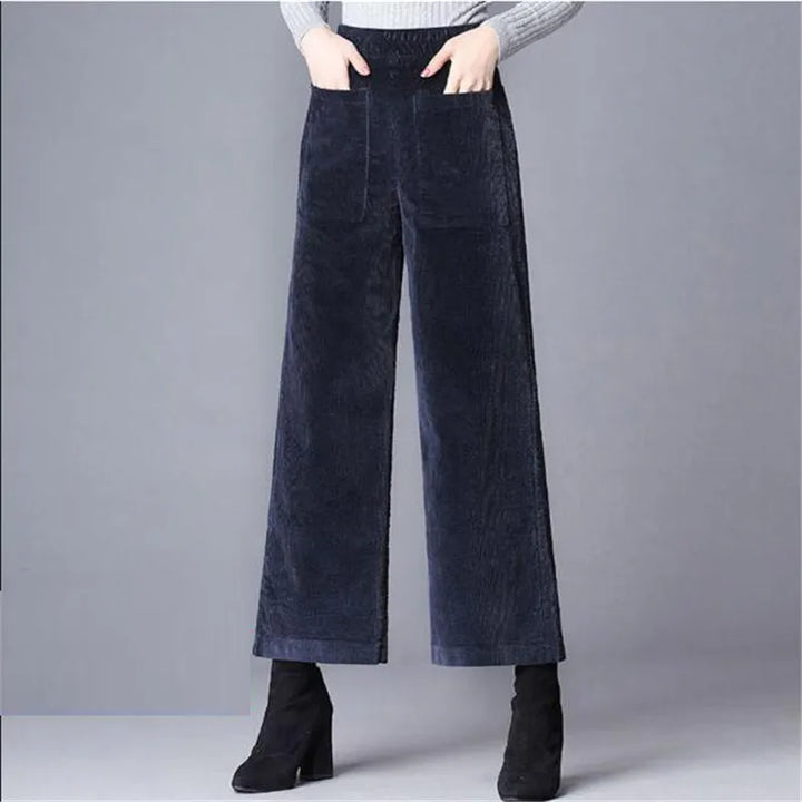 Retro Corduroy Flare Pants