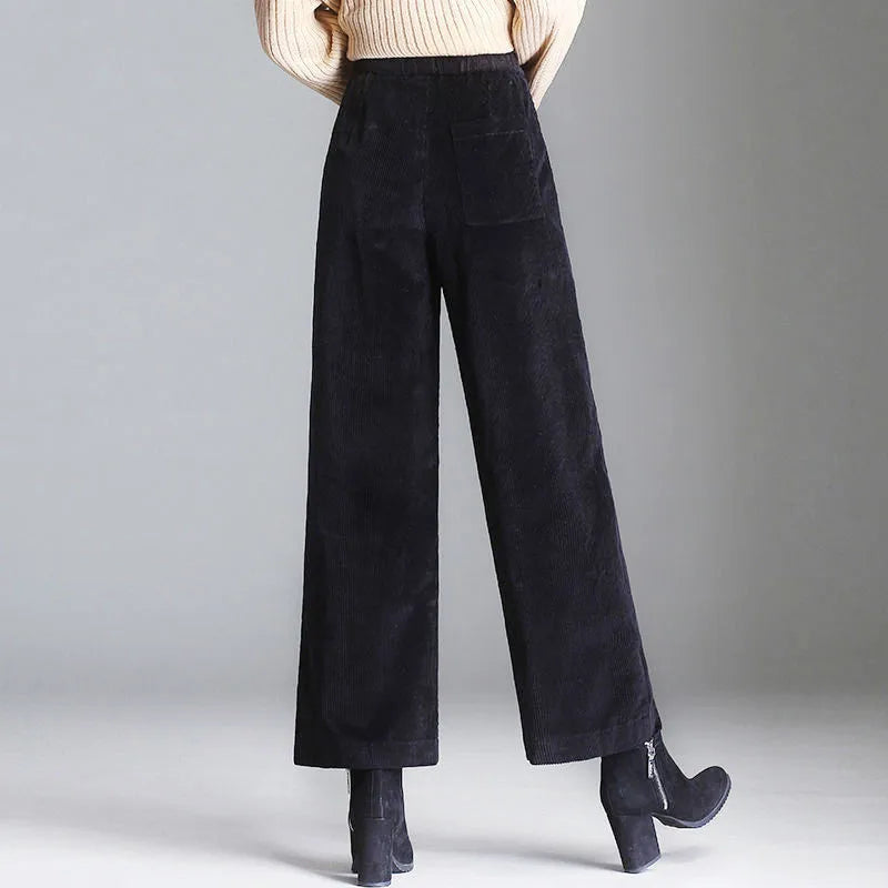 Retro Corduroy Flare Pants