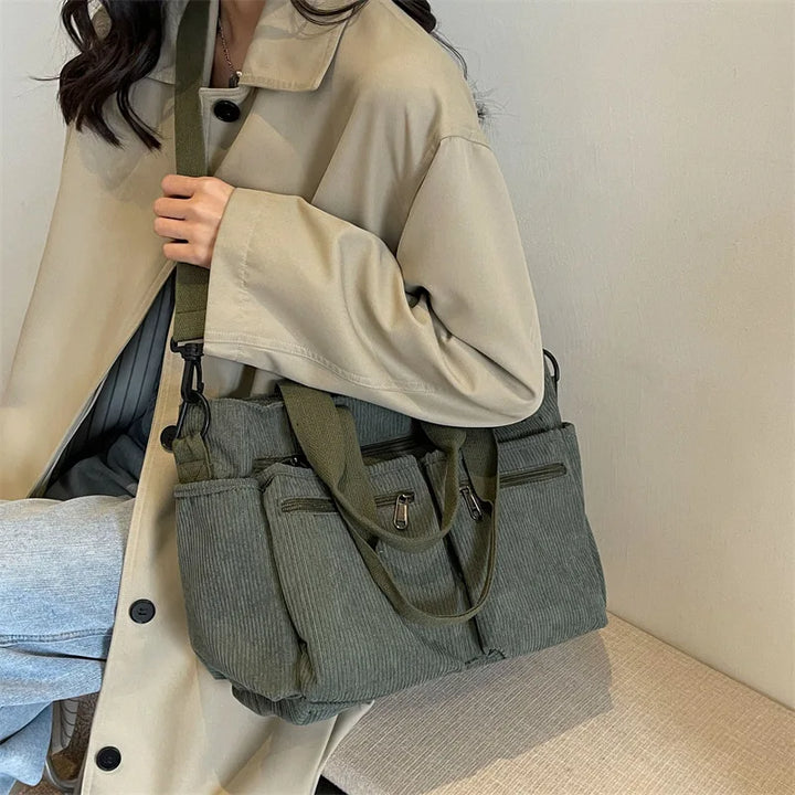 Haven Corduroy Tote Bag
