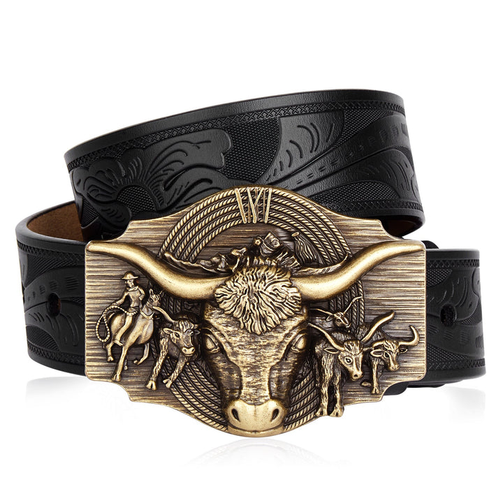 Rancher Cow Head Belt