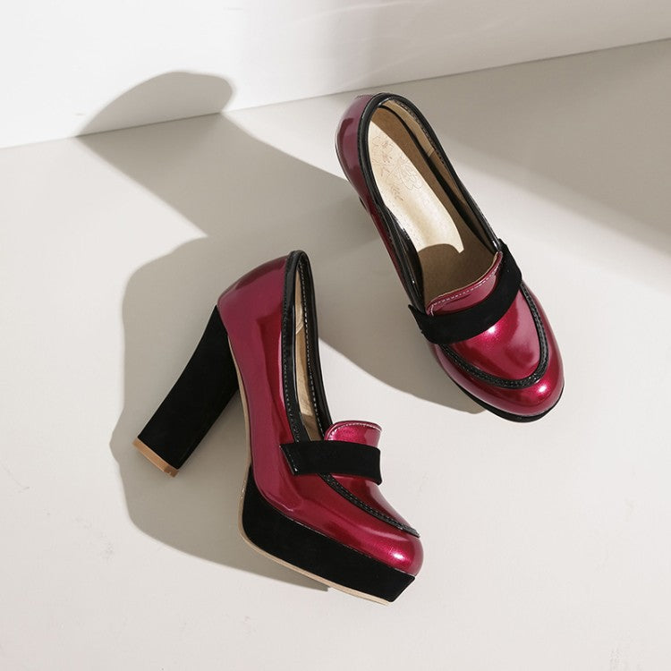 Sienna Square Heel Loafers