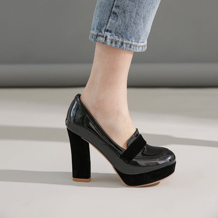 Sienna Square Heel Loafers