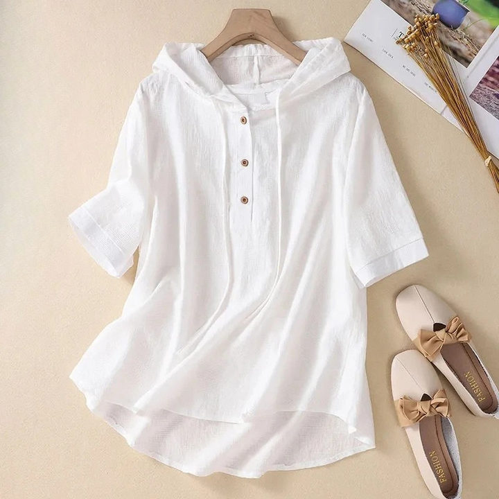 Amélise Hooded Blouse