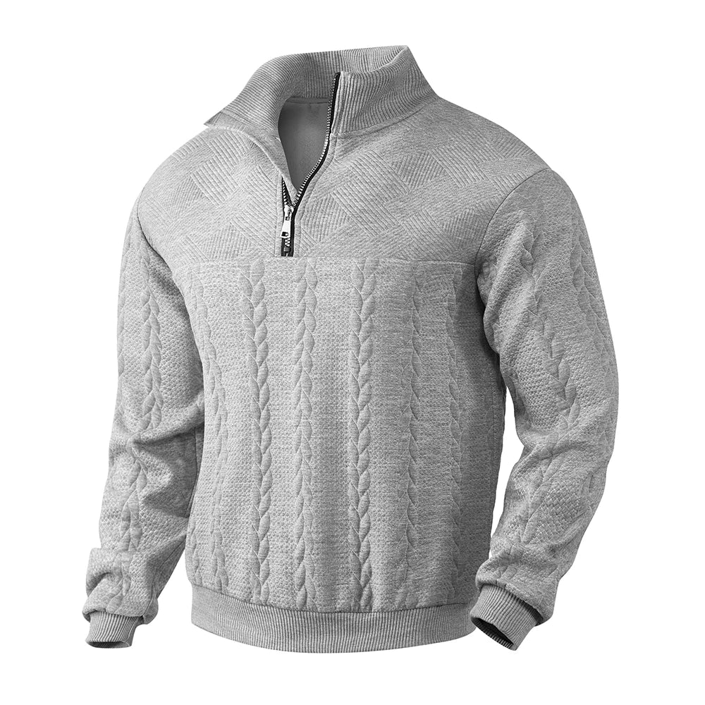 Heritage Knit Half-Zip Sweater