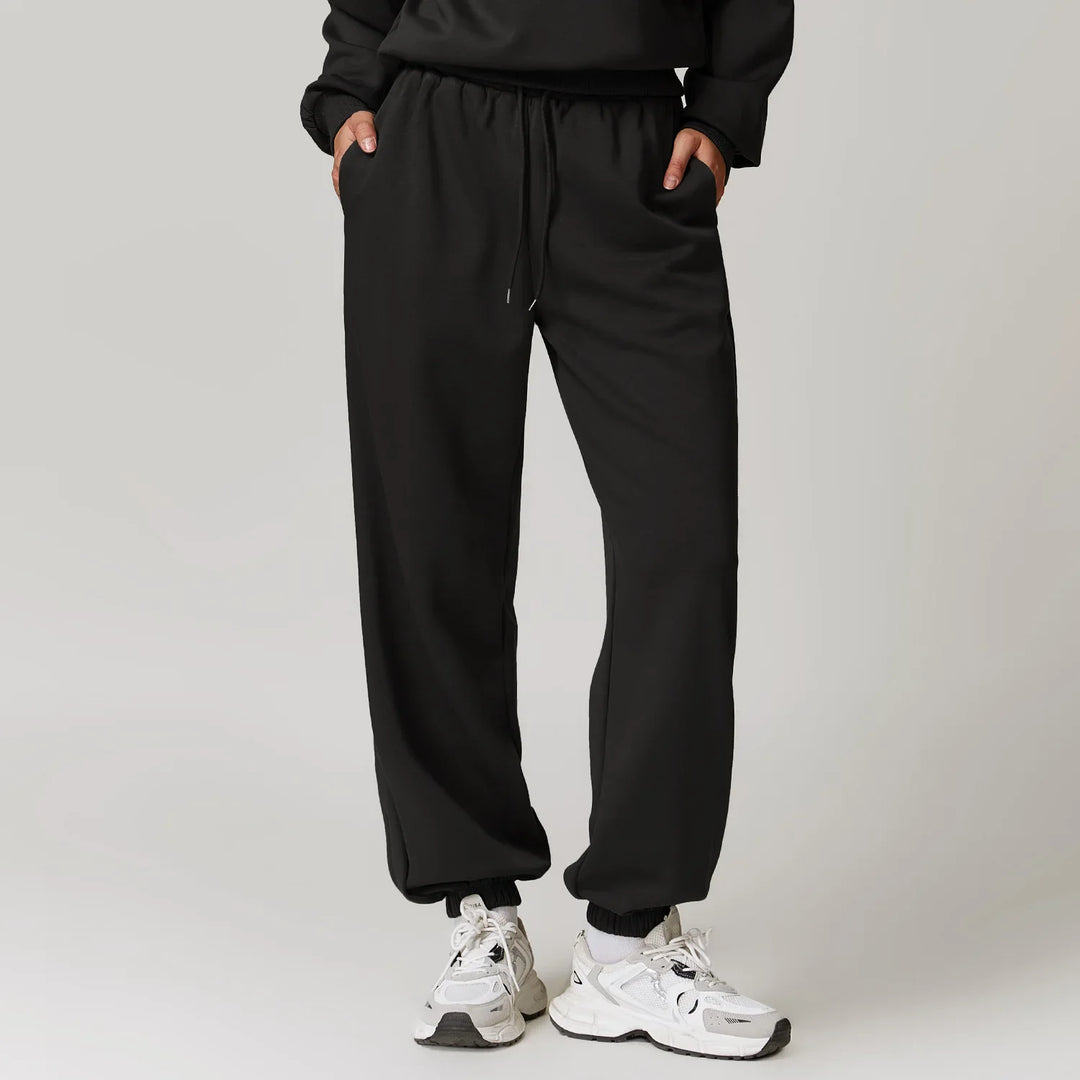 Violet Cotton Joggers