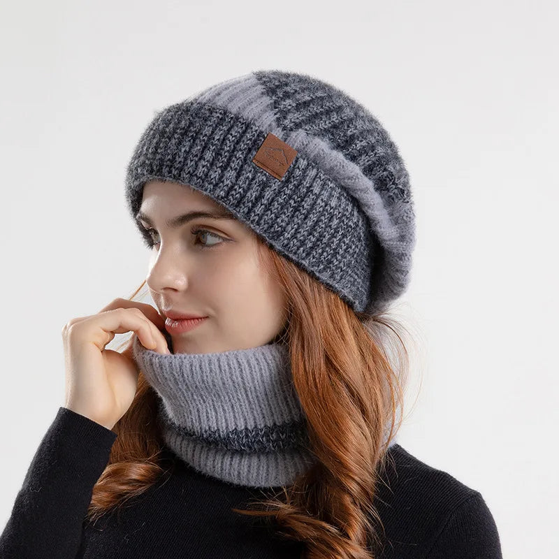 Neck Gaiter & Beanie Two-Piece Set