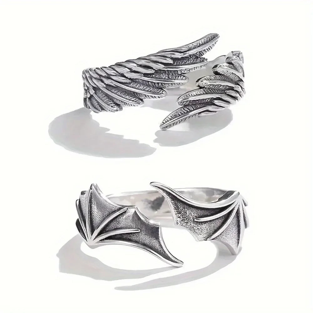 Angel VS Demon Rings