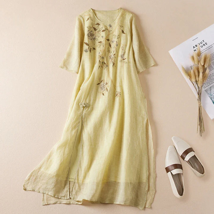 Lunaria Linen Dress