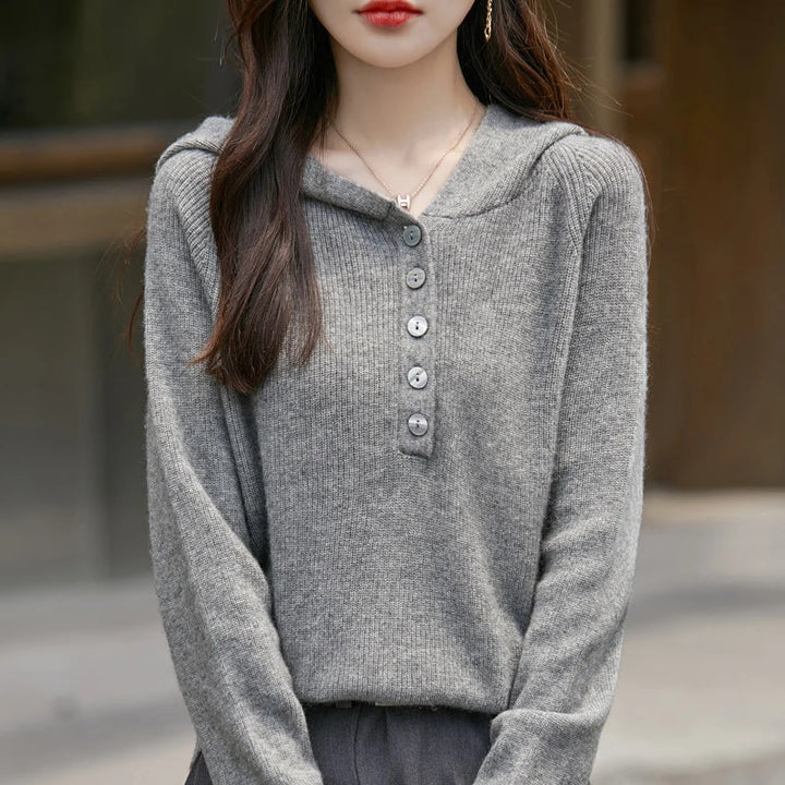Lucia Buttoned Cashmere