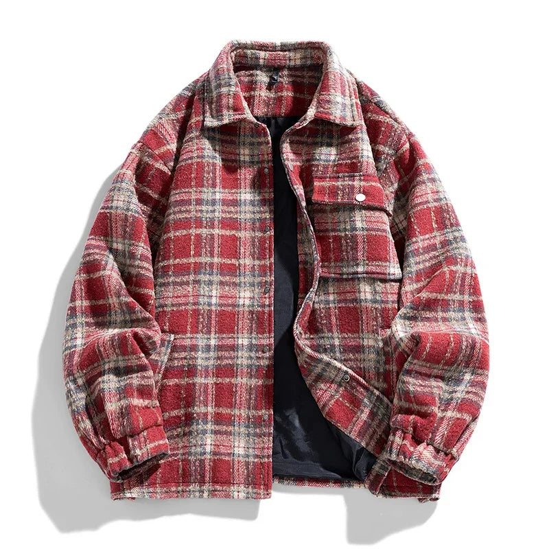Classic Plaid Cashmere Jacket