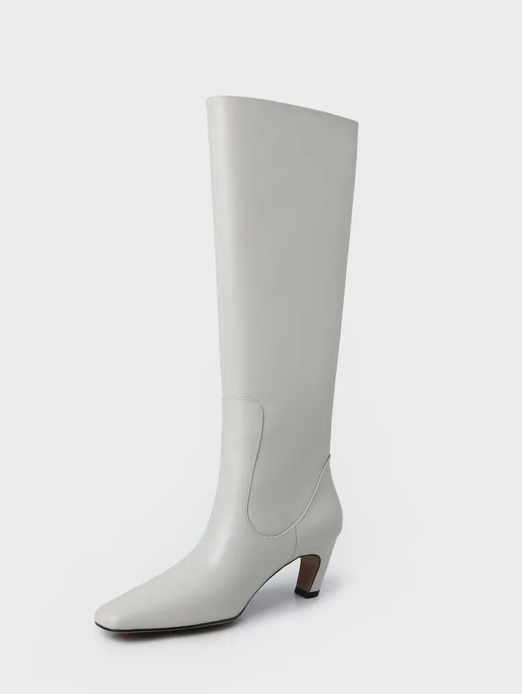 Ivory Tall Boot