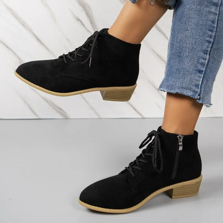 Lace-Up Ankle Boot