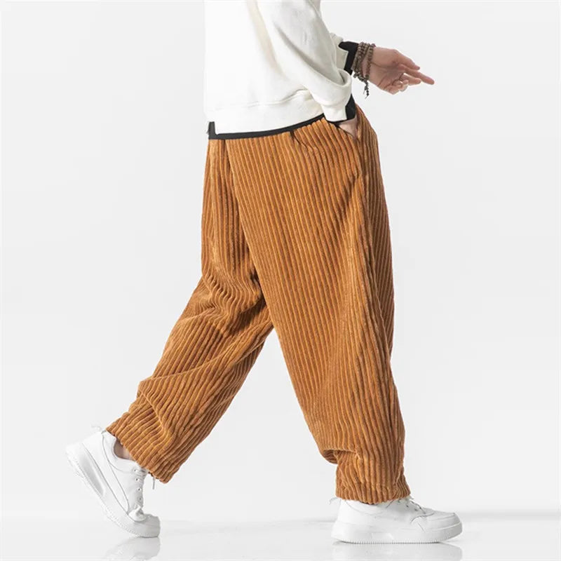 Relaxed Fit Corduroy Pants