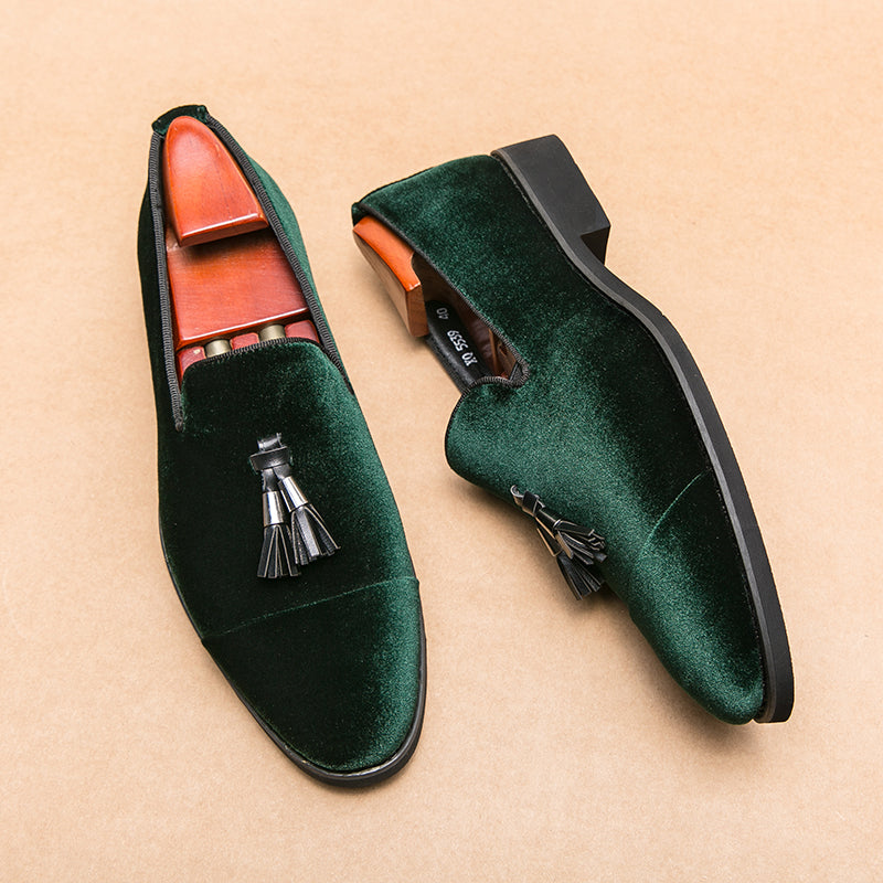 Sandro Velvet Loafers
