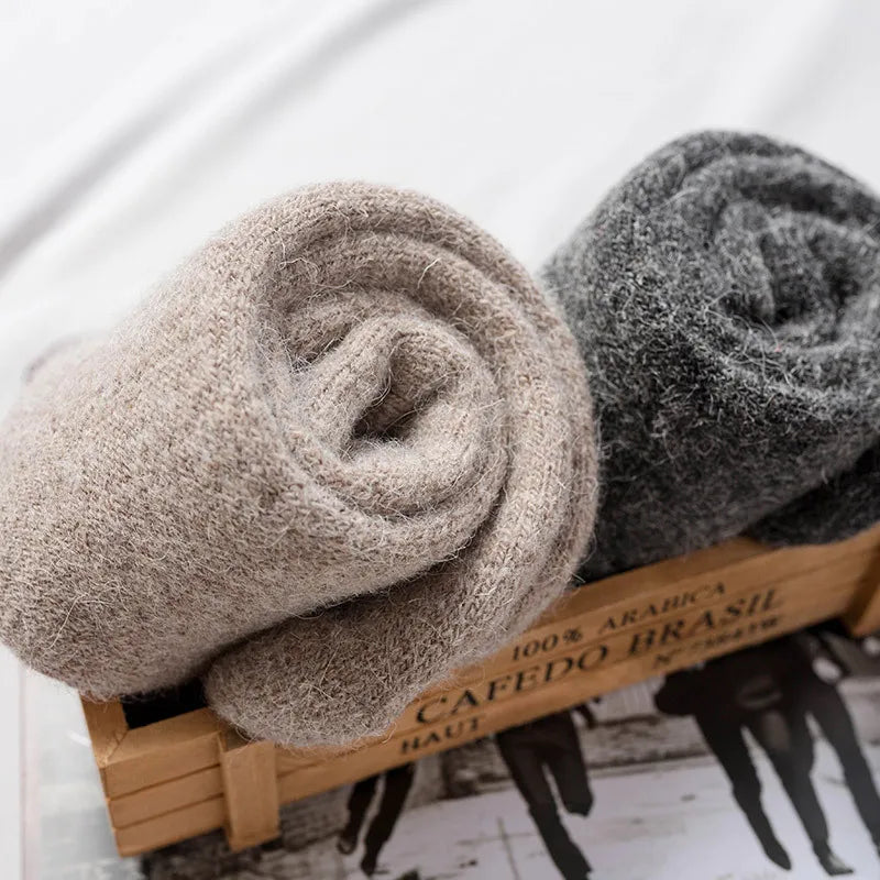 Wool & Cotton Blend Socks
