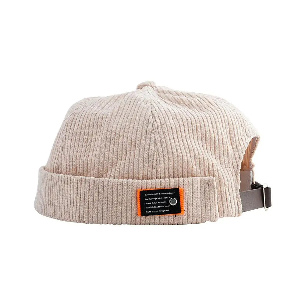 Cord Brimless Cap
