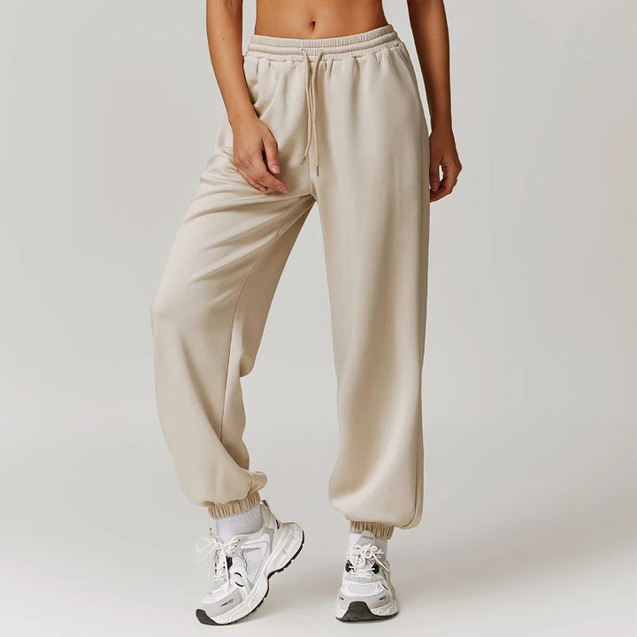 Violet Cotton Joggers
