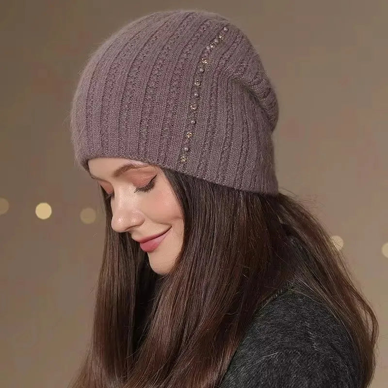 Coral Wool Beanie