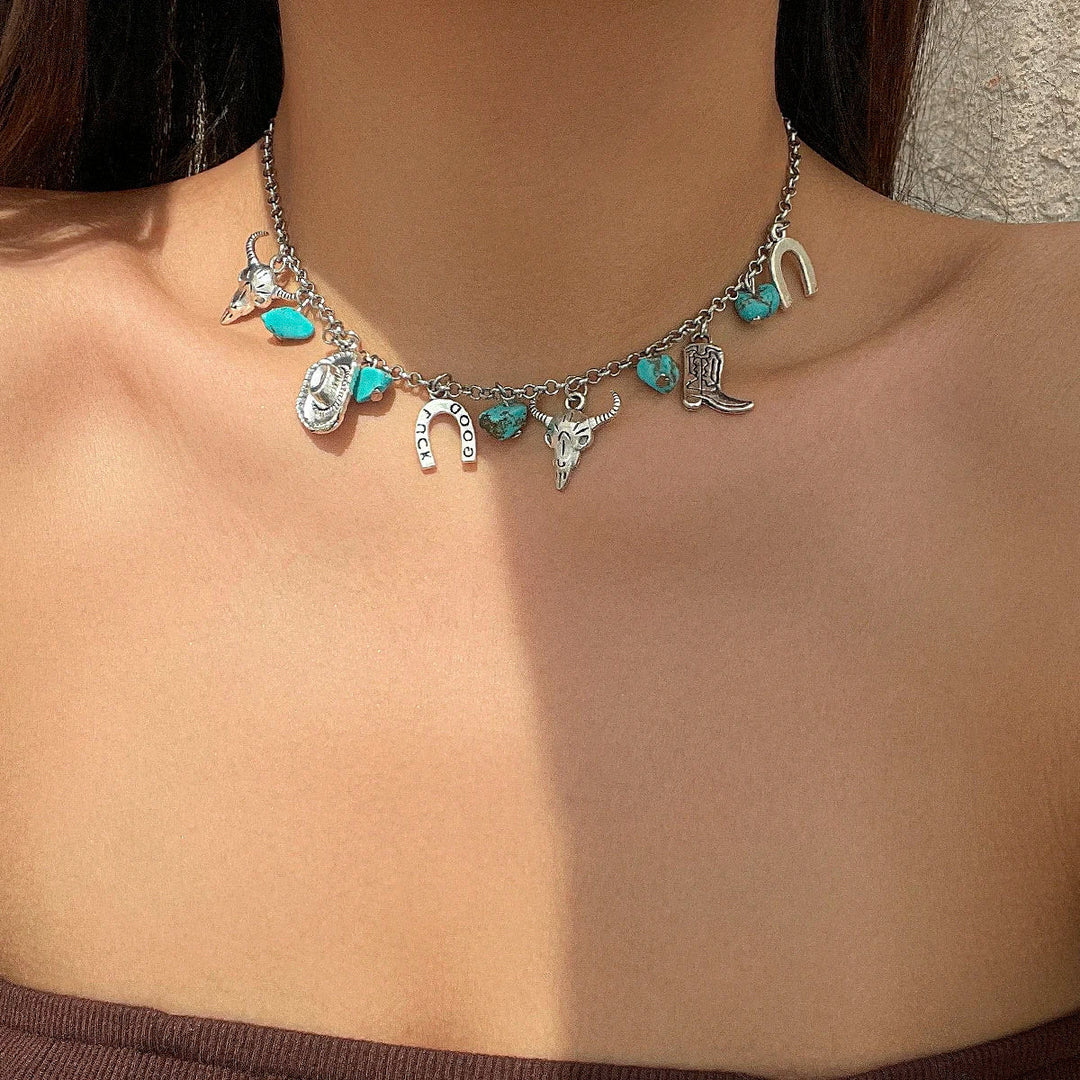 The Old Time Road Necklace