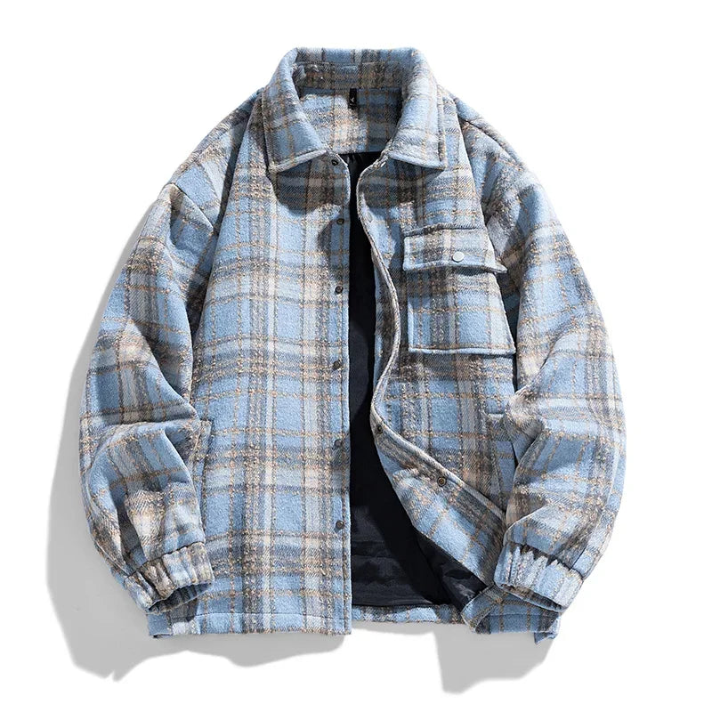 Classic Plaid Cashmere Jacket