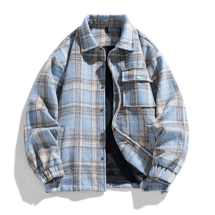 Classic Plaid Cashmere Jacket