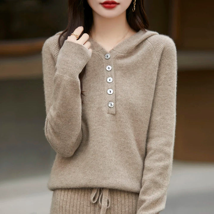 Lucia Buttoned Cashmere