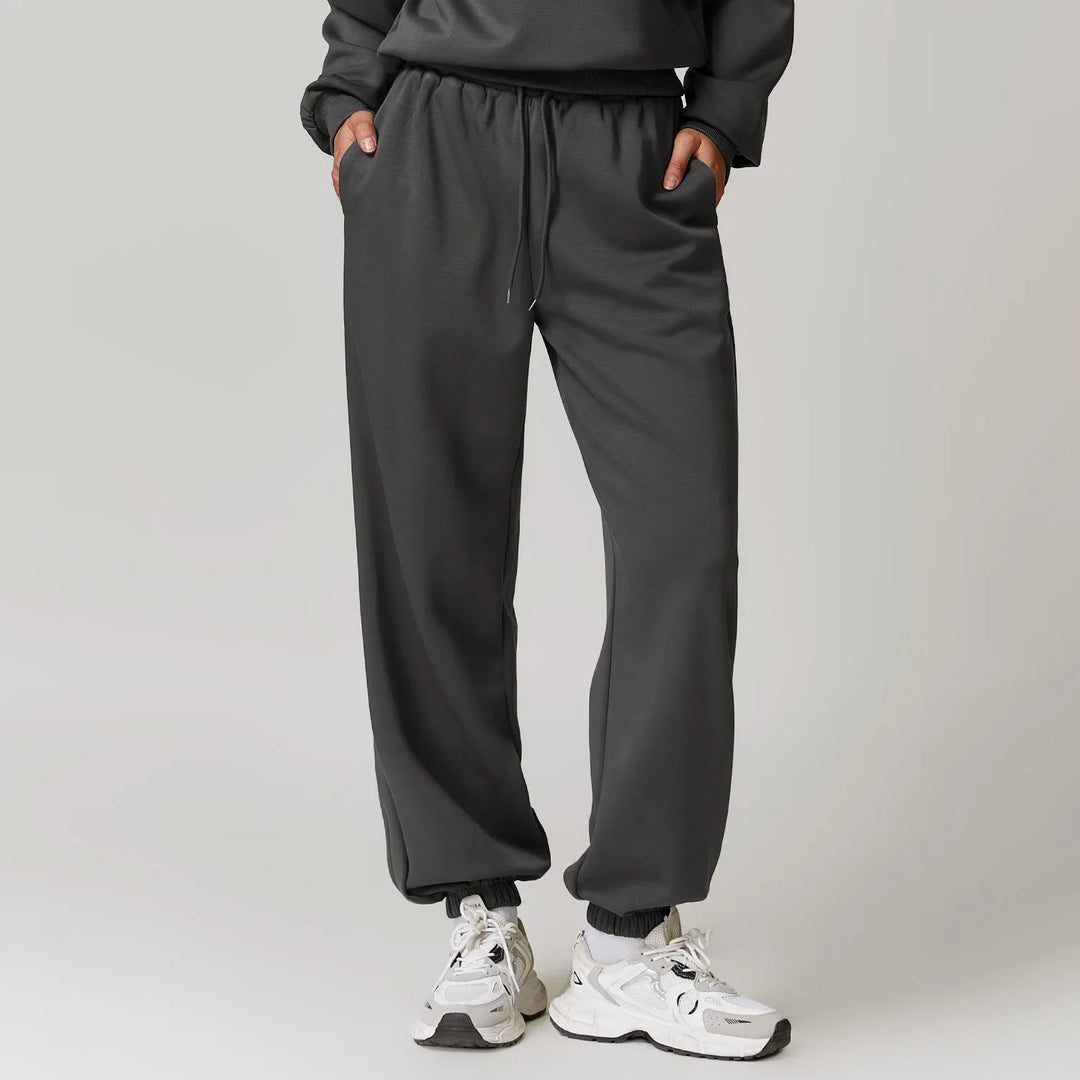 Violet Cotton Joggers