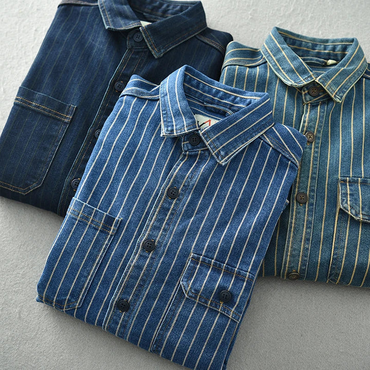 Vintage Cotton Button-Up