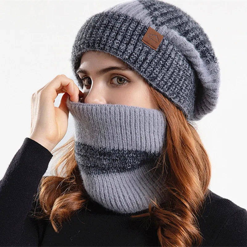 Neck Gaiter & Beanie Two-Piece Set