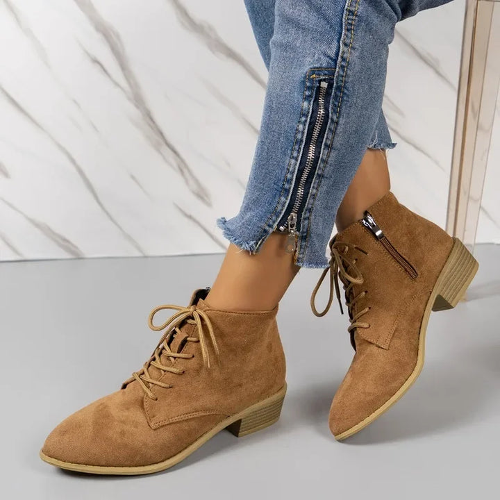 Lace-Up Ankle Boot
