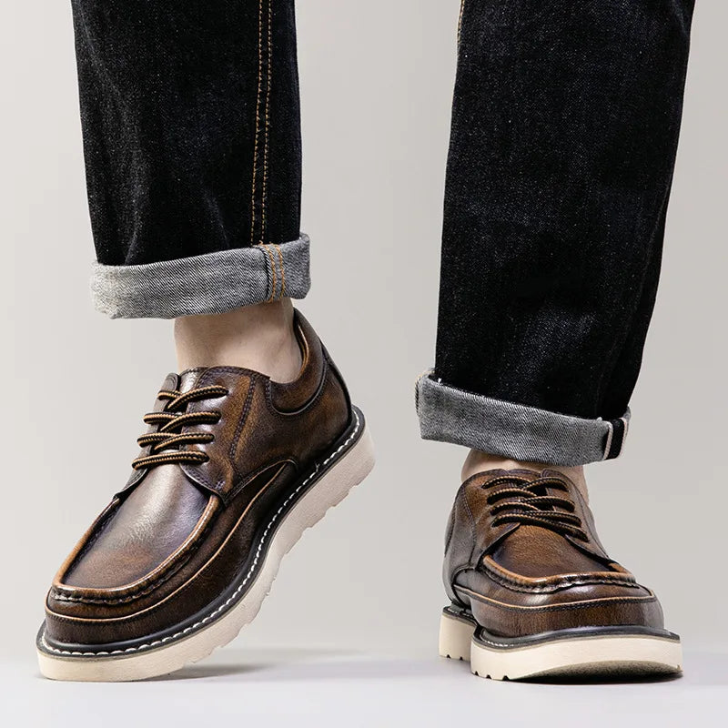 Enzo Genuine Leather Shoes