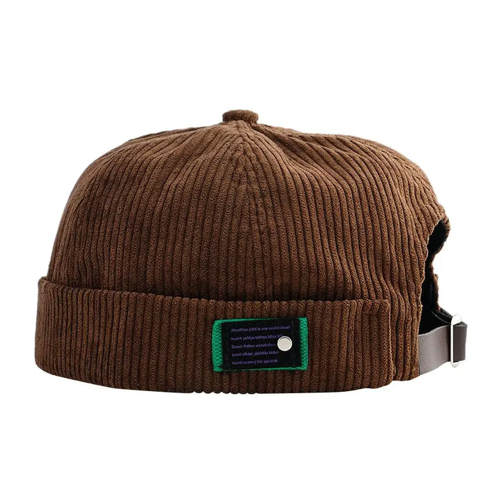 Cord Brimless Cap
