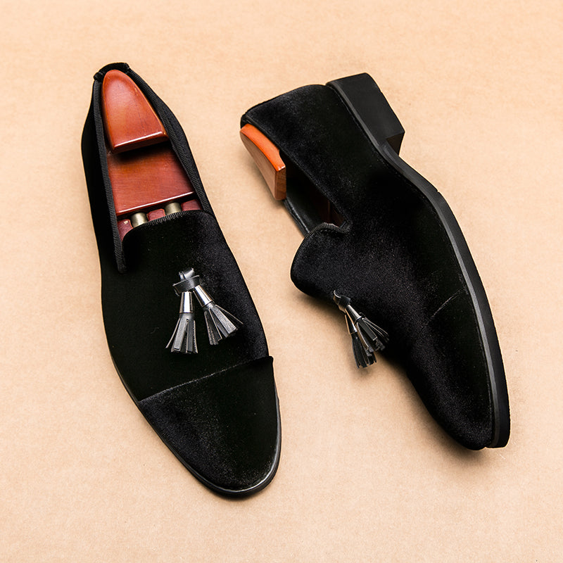 Sandro Velvet Loafers
