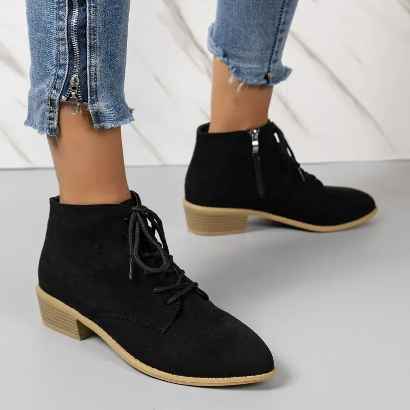 Lace-Up Ankle Boot