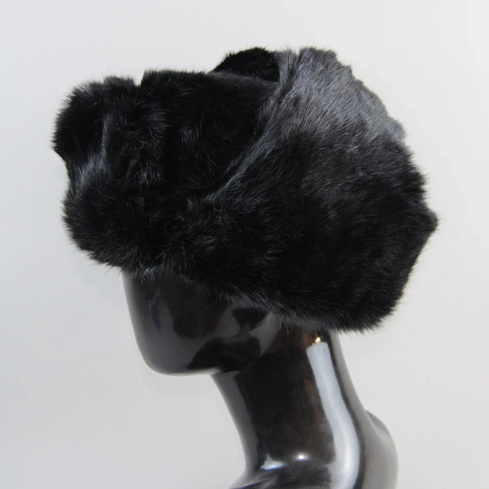 Valland Genuine Rabbit Fur Hat