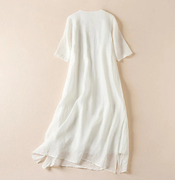 Lunaria Linen Dress
