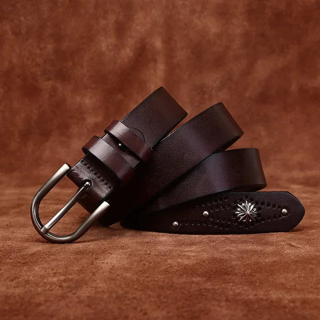 Rodeo Cowhide Belt