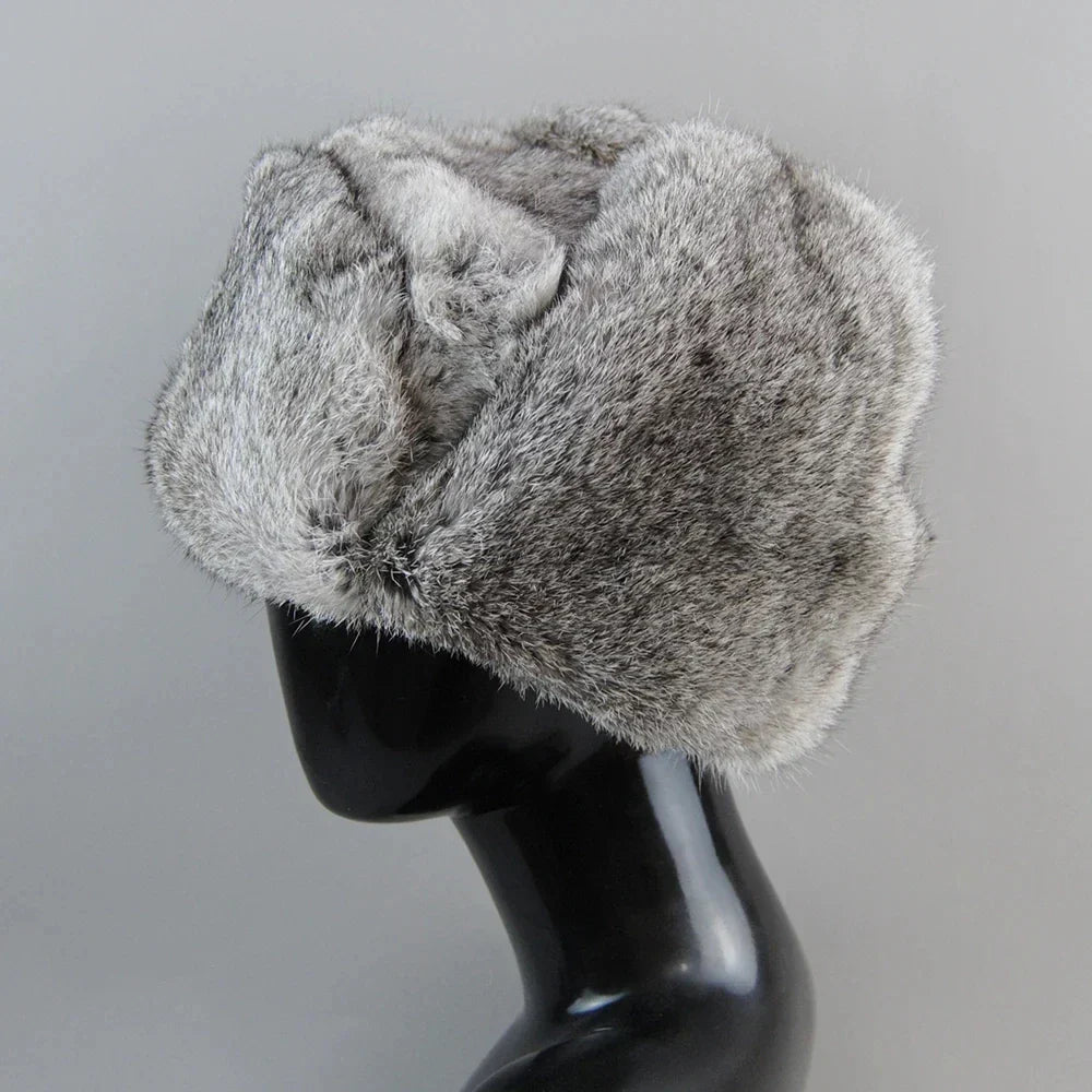 Valland Genuine Rabbit Fur Hat