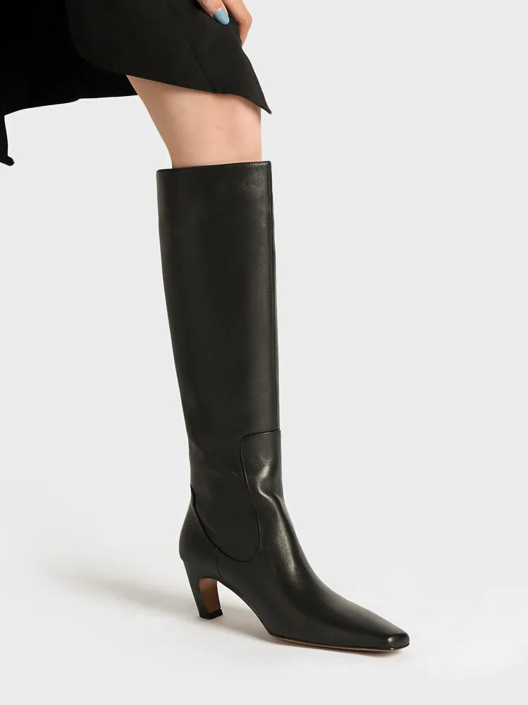 Ivory Tall Boot