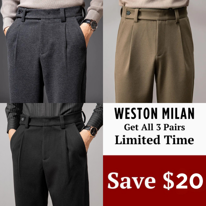 Weston Pleated Trousers