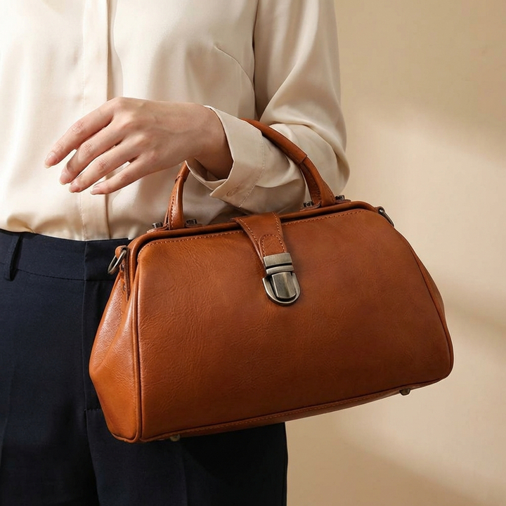 Amelie Genuine Leather Handbag