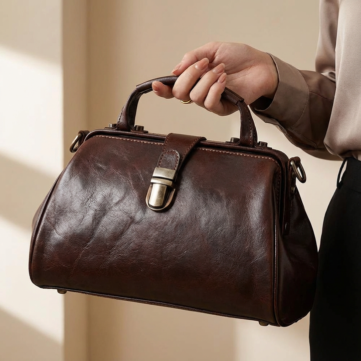 Amelie Genuine Leather Handbag