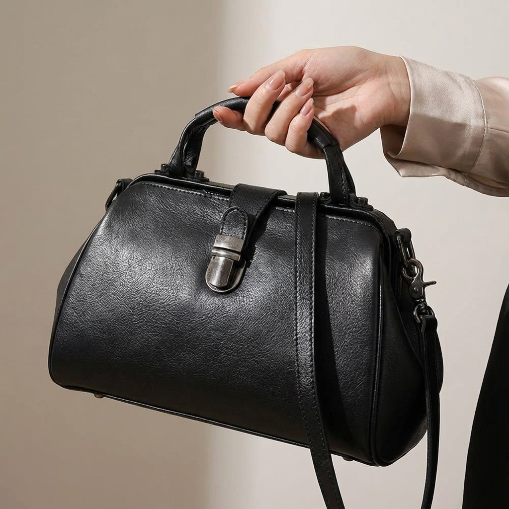 Amelie Genuine Leather Handbag