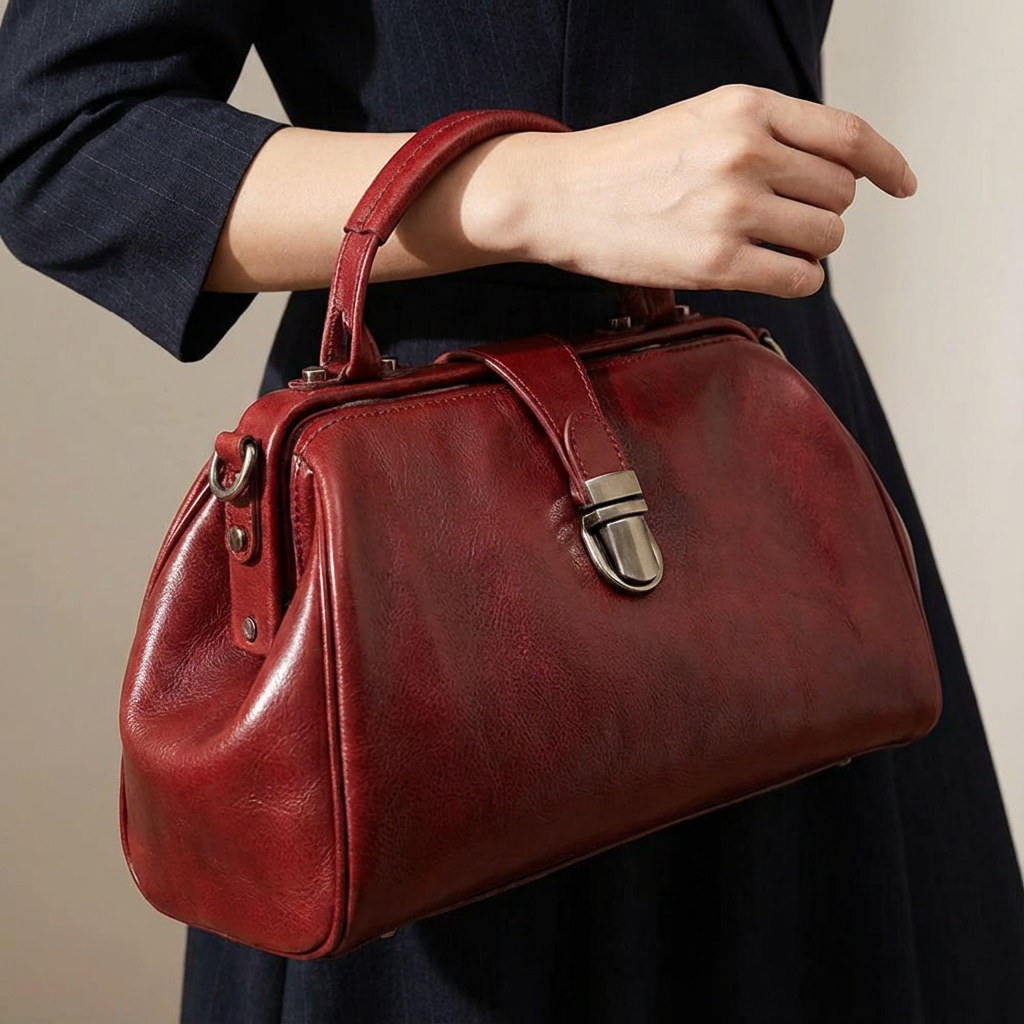 Amelie Genuine Leather Handbag